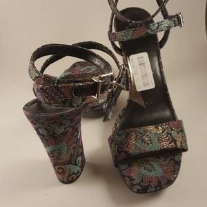 Gianni Bini paisley strappy sandal